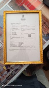 Government of India GST Registration Certificate for Murti Packers and Movers