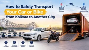 Car and bike transport from Kolkata to another city by professional vehicle transport service